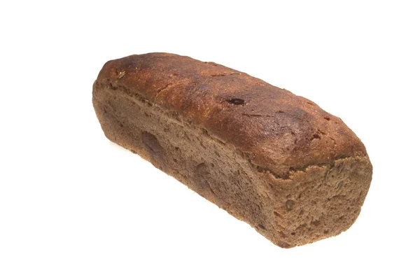 Brot isoliert auf weißem Hintergrund — Stockfoto