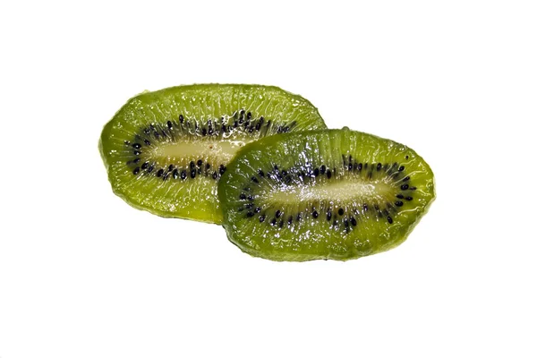 Kiwi frutas isoladas sobre fundo branco — Fotografia de Stock