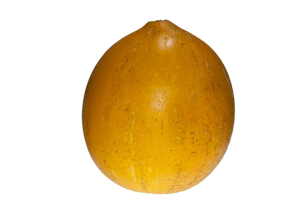 Melon izolowany na białym tle — Zdjęcie stockowe
