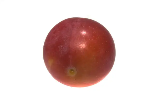Cherry plum diisolasi di latar belakang putih — Stok Foto