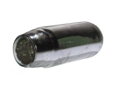 Beyaz arka plan üzerinde izole termos