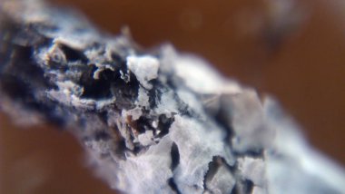 yüksek yanık sigara külleri