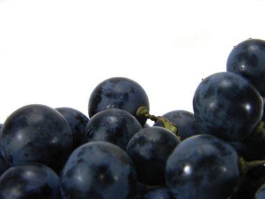 Üzüm Beyaz Arkaplanda İzole Edildi