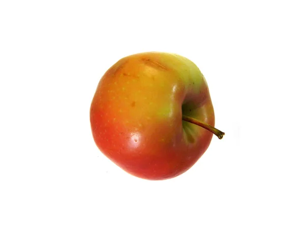 Siyah arka plan üzerine izole elma — Stok fotoğraf