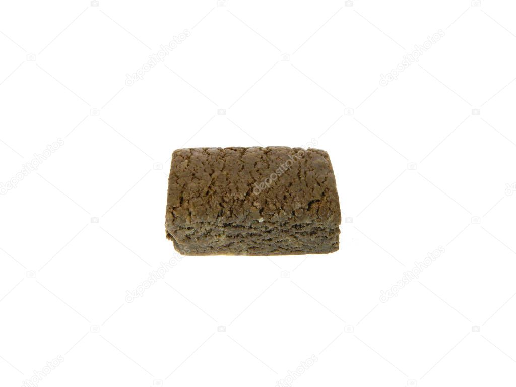 sweet halva isolated on white background