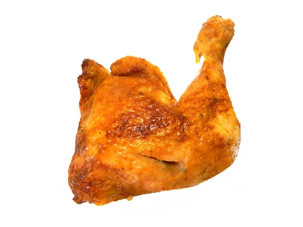 Daging ayam diisolasi pada latar belakang putih — Stok Foto