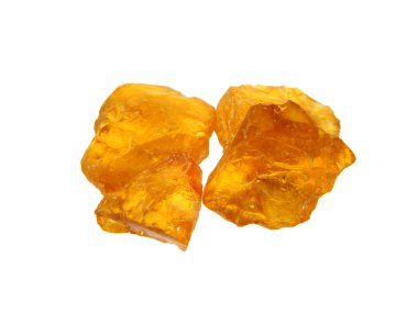 beyaz arkaplanda reçine izole