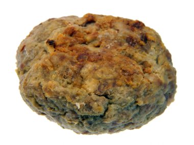 Pirzola beyaz arkaplanda izole edildi