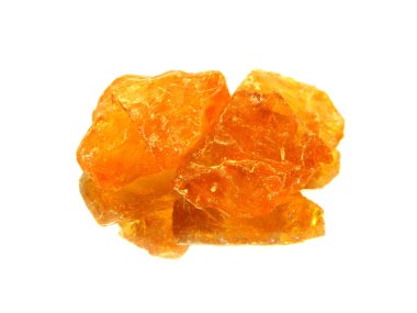 beyaz arkaplanda reçine izole