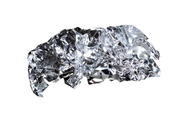 Foil isolated on white background — Stock Photo, Image