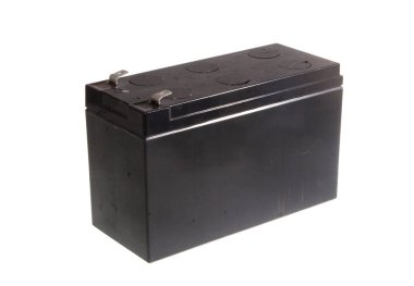 pil beyaz arkaplanda izole edildi