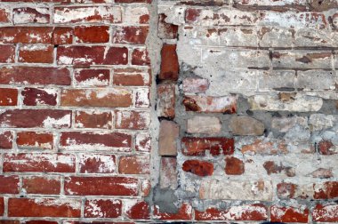 arkaplan olarak eski tuğla duvar