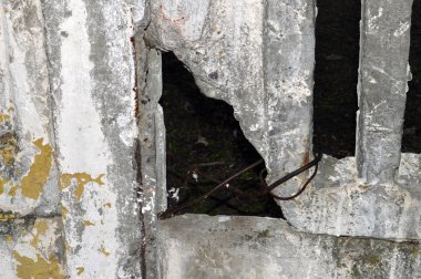 arkaplan olarak eski tuğla duvar