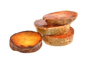 Beyaz arka plan üzerinde izole patates kızartması