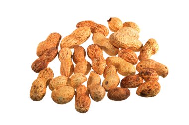 beyaz arkaplanda izole edilmiş ceviz