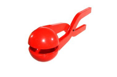 kar kalıbı beyaz arkaplanda izole edildi