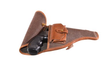 silah beyaz arkaplanda izole edildi