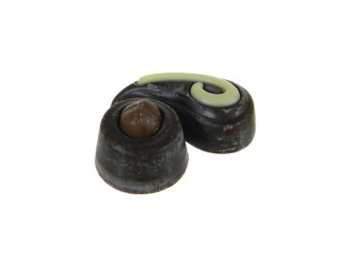                                Beyaz arkaplanda izole edilmiş şeker