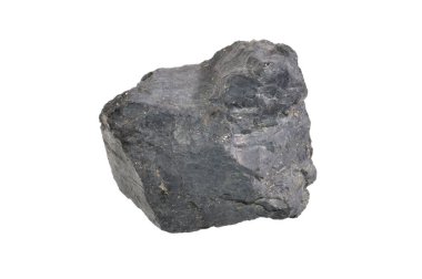 kömür beyaz arkaplanda izole edildi