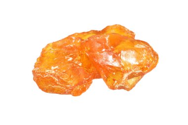 beyaz arkaplanda reçine izole