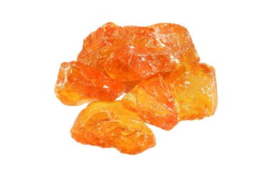 beyaz arkaplanda reçine izole