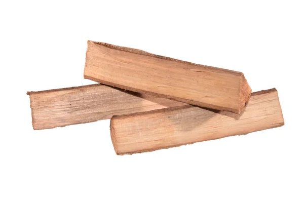 Beyaz Arkaplanda Yakacak Odun — Stok fotoğraf