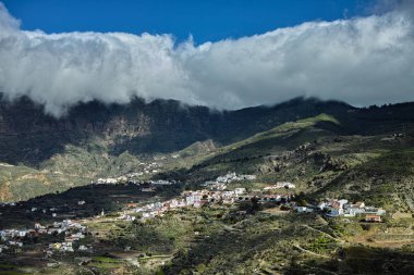 Tejeda dağlar Gran Canaria ada İspanya