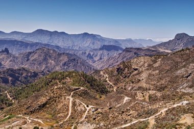 Dağlar Gran Canaria ada İspanya