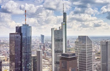 Frankfurt Ben Main City Hessen Almanya
