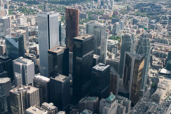 Вид Воздуха Город Торонто Канада — стоковое фото