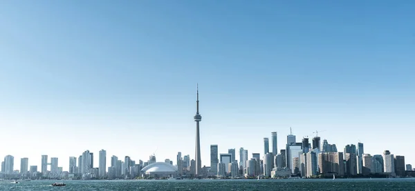Panoramaaufnahme Der Skyline Von Toronto Ontario Kanada — Stockfoto