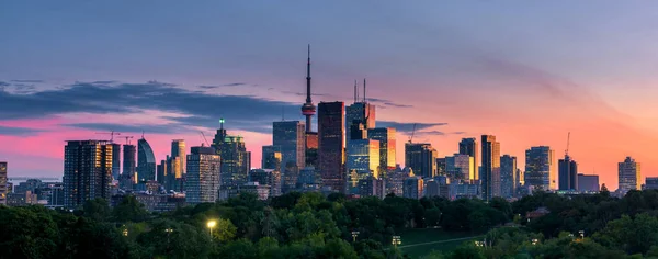 Toronto Stadsutsikt Från Riverdale Avenue Ontario Kanada — Stockfoto