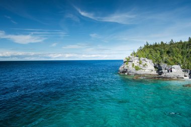Tobermory, Ontario, Kanada 'da güzel manzara