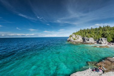 Tobermory, Ontario, Kanada 'da güzel manzara