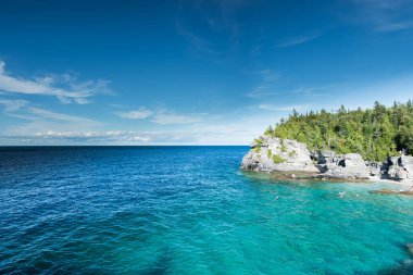 Tobermory, Ontario, Kanada 'da güzel manzara