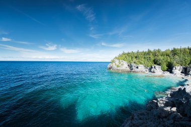 Tobermory, Ontario, Kanada 'da güzel manzara