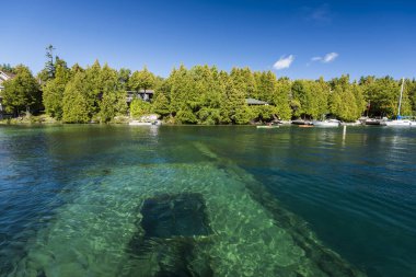 Tobermory, Ontario, Kanada 'da güzel manzara