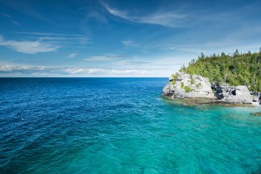 Tobermory, Ontario, Kanada 'da güzel manzara