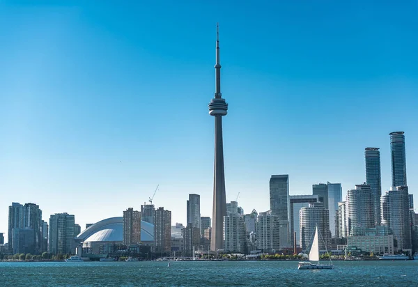 Toronto City Skyline Οντάριο Καναδάς — Φωτογραφία Αρχείου