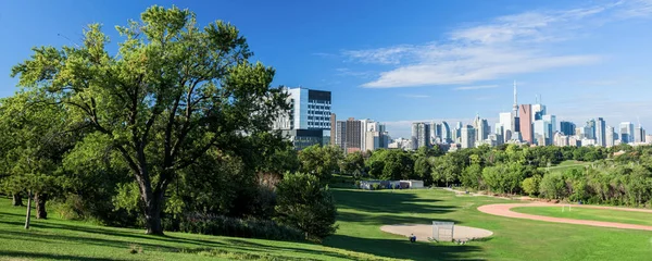 Pemandangan Kota Toronto Dari Riverdale Avenue Ontario Kanada — Stok Foto