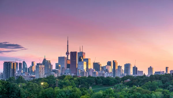 Pemandangan Kota Toronto Dari Riverdale Avenue Ontario Kanada — Stok Foto