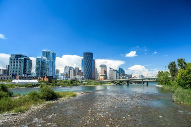 Alberta, Kanada 'daki güzel Calgary şehri