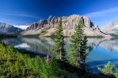 Bow Lake, Banff Ulusal Parkı, Alberta, Kanada