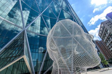 Alberta, Kanada 'daki güzel Calgary şehri