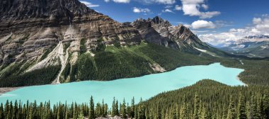 Güzel Peyto Gölü, Banff Ulusal Parkı, Alberta, Kanada