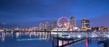 Vancouver city skyline, British Columbia, Canada clipart