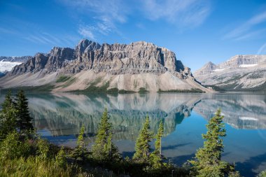 Bow Lake, Banff Ulusal Parkı, Alberta, Kanada
