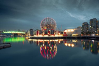 Vancouver city skyline, British Columbia, Canada clipart