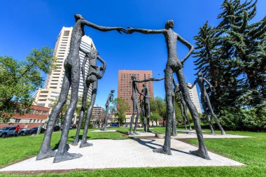 Alberta, Kanada 'daki güzel Calgary şehri