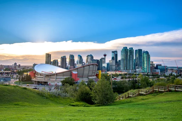 Calgary Indah Kota Alberta Kanada — Stok Foto